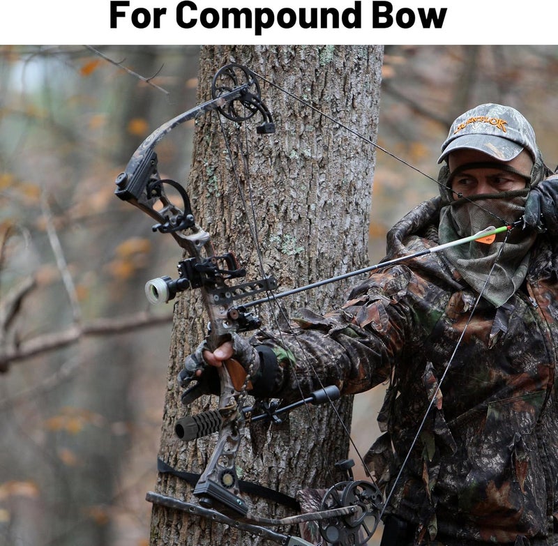 Omoojee Store Compound Bow Stabilizer, Rubber Bow Stabilizer for Recurve Bow Hunting Shooting - Image 3